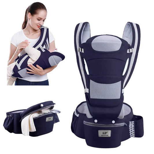 3 Modes Baby Front Sitting Kangaroo Baby Carrier for Travel - Bloom & Babes