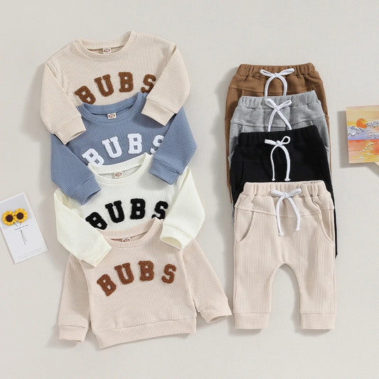 Boys' 2PCS Embroidered Set