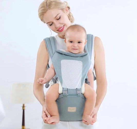 4 In 1 Portable Child Backpack Thickening Shoulders Baby Carrier - Bloom & Babes