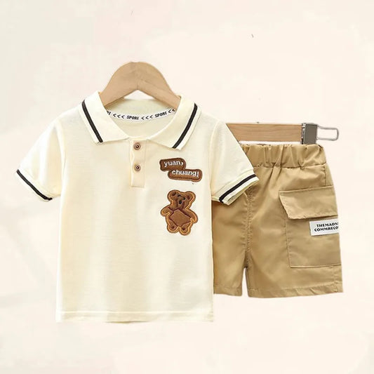 Cute Cartoon Baby Boy Set