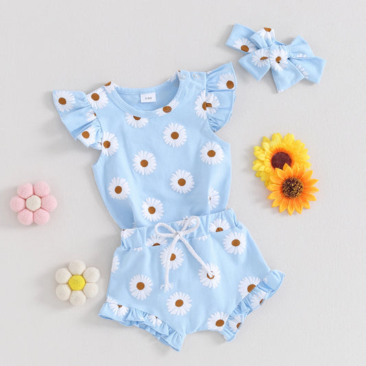 Sunflower Romper Set