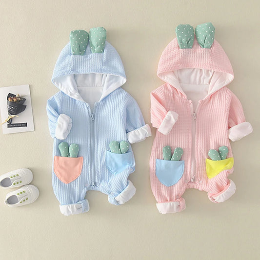 Autumn Bliss Baby Hooded Romper