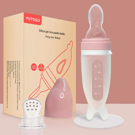 Dolphin Silicone Baby Feeding Bottle - Bloom & Babes