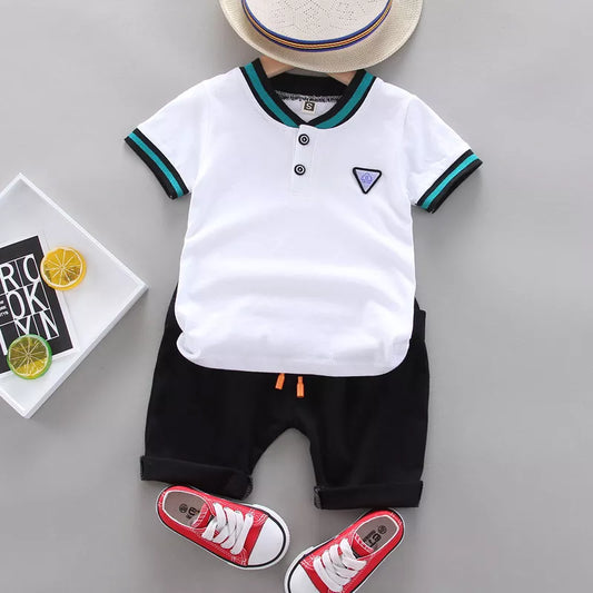 Summer Polo Clothing Set for Toddlers