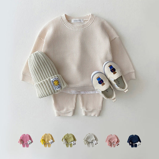 Baby Cotton Knitting Clothing Sets - Bloom & Babes