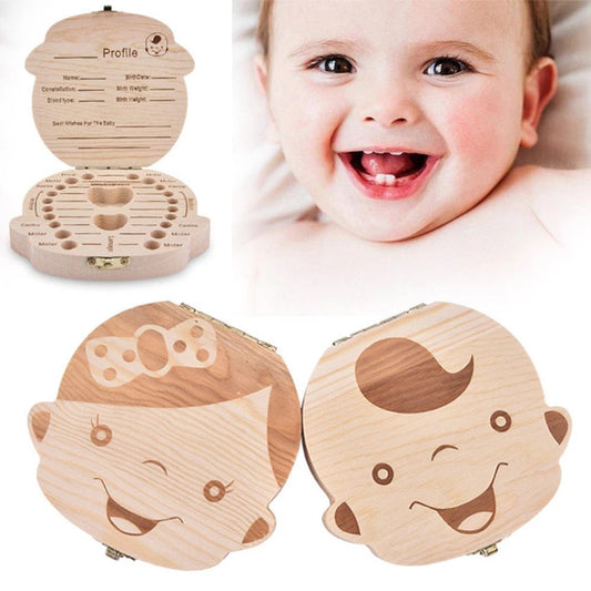 Baby Wooden Teeth Organizer - Bloom & Babes